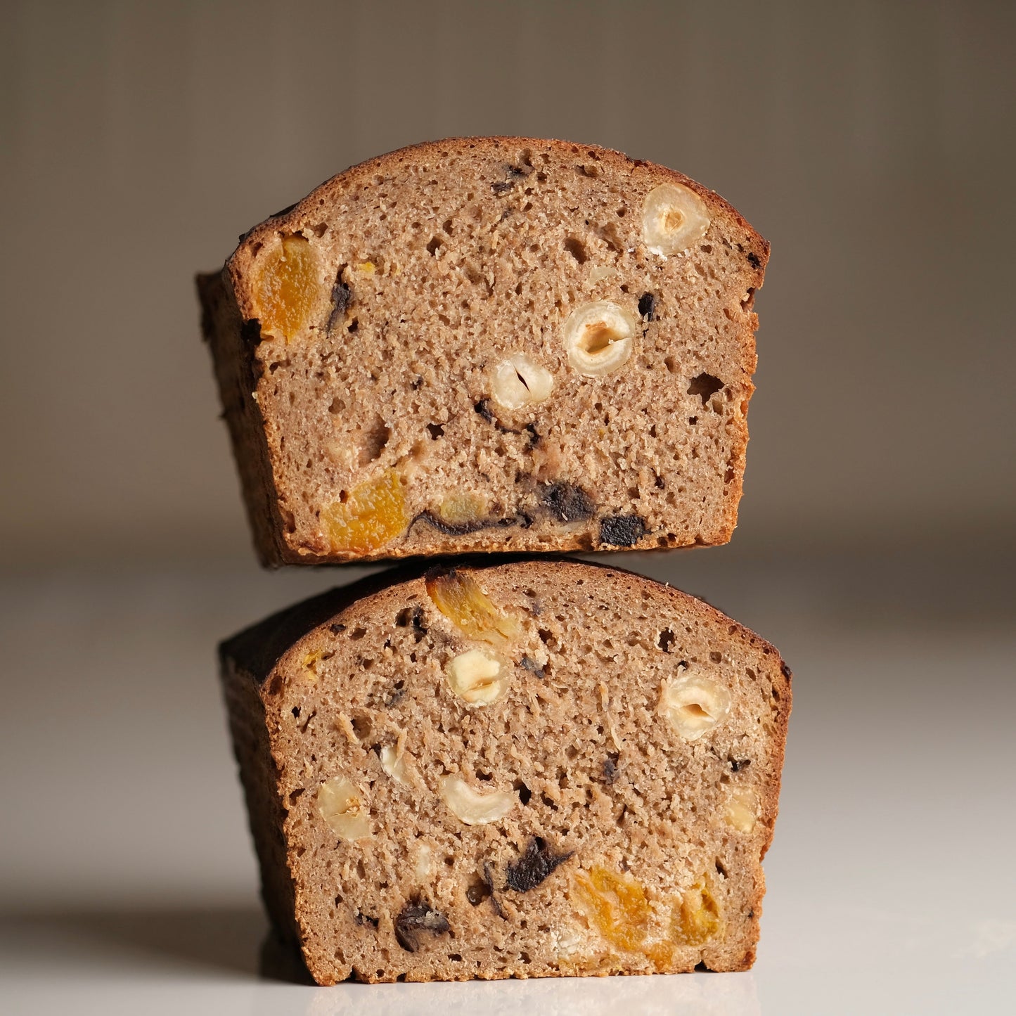 Rye Loaf with Hazelnuts, Prunes and Dried Apricots